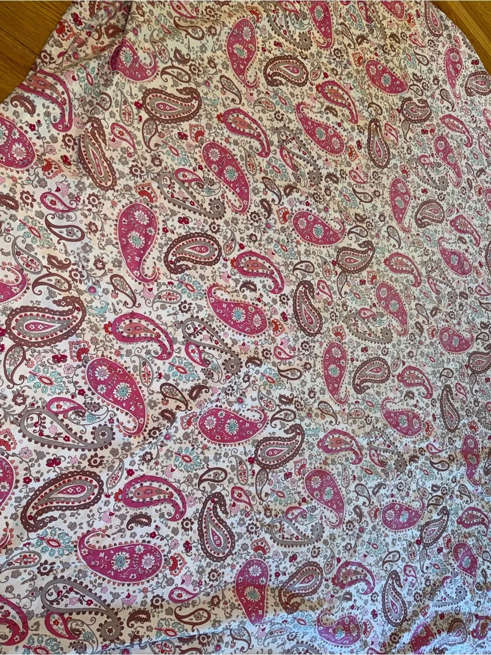 Pottery Barn Kids Brooklyn Paisley Floral Duvet Cover. Full Size Duvet